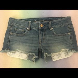 American Eagle denim shorts size 2